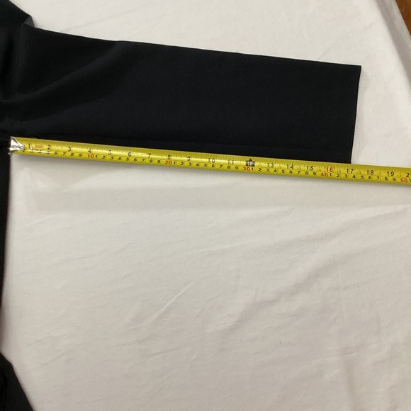 VTG Rampage Black Velvet Collar Longline Blazer Jacket Womens Goth Whimsy size 7 - Picture 4 of 10